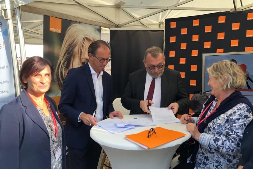ORANGE et l’AMFR 89 en symbiose pour résoudre les incidents sur les réseaux aériens grâce à l’élagage
