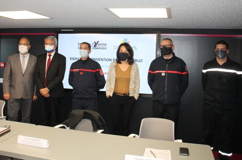 DOMANYS rejoint la grande chaîne de solidarité incarnée par les sapeurs-pompiers volontaires