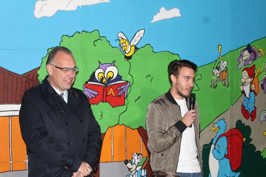 L’imaginaire des enfants s’admire sur une fresque de 60 m2 à l’école primaire de VENOY