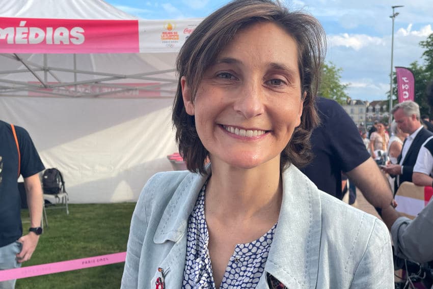 La ministre Amélie OUDEA-CASTERA à Auxerre pour l’allumage du chaudron : « la France est prête à accueillir les Jeux ! »