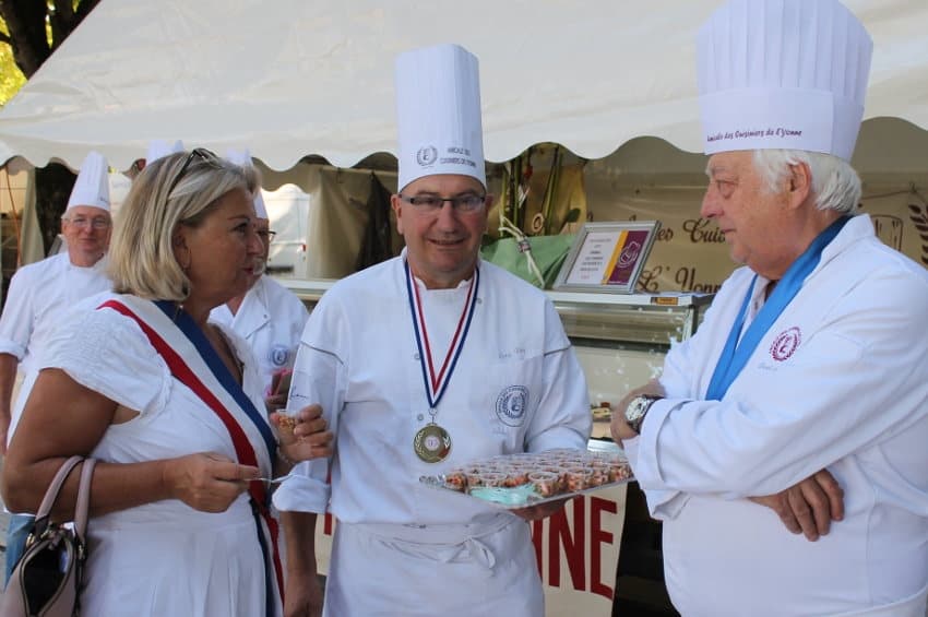 Excellente mise en bouche pour l’Amicale des Cuisiniers de l’Yonne avant le concours des gastronomes amateurs…