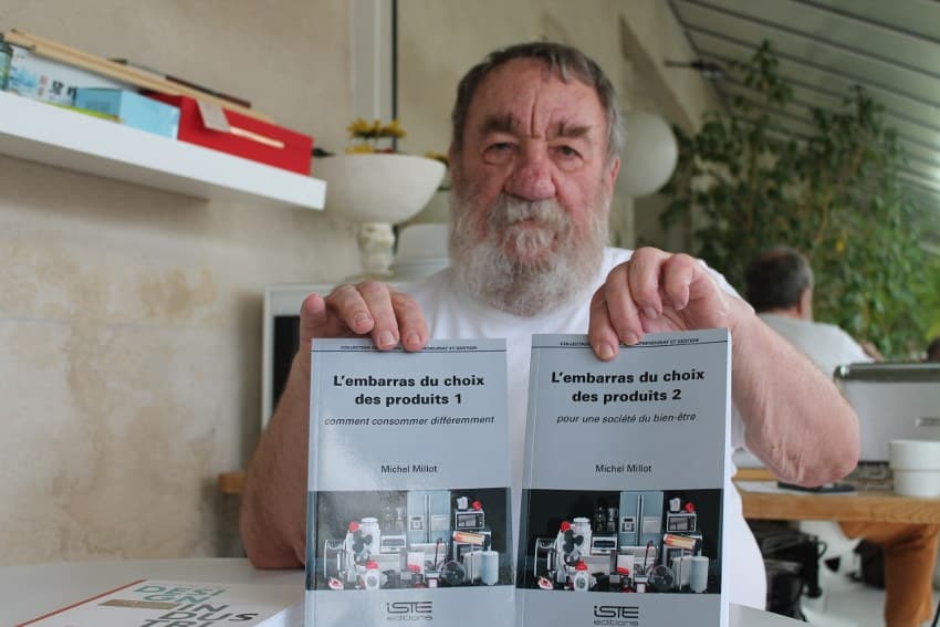 Il sort deux ouvrages : le designer Michel MILLOT plaide en faveur d’une consommation sur l’usage réel des produits…