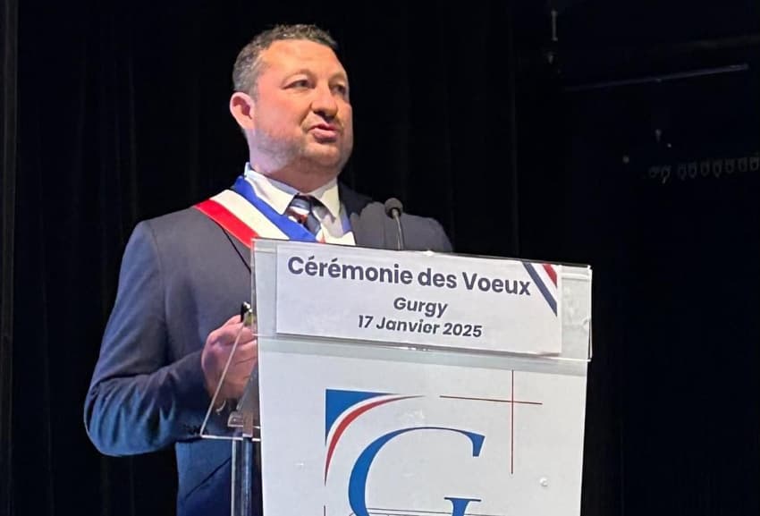Cyril CHAUVOT dévoile les projets de la commune lors des vœux à Gurgy, entre convivialité et engagement