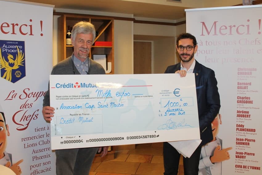 Altruisme : le Lions Club Auxerre Phoenix encourage le généreux travail des bénévoles de Cap Saint-Martin