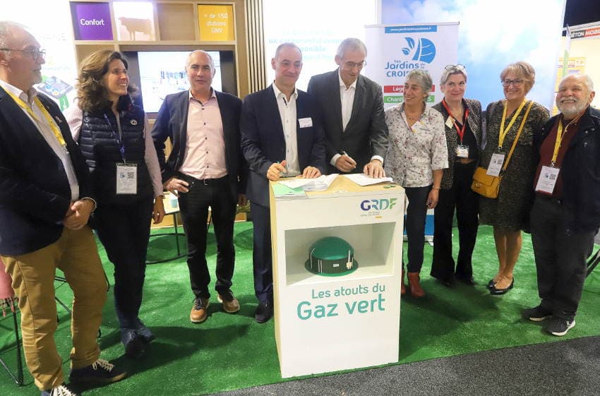 Partenariat : pas « d’eau dans le gaz » entre les Jardins de la Croisière et GRDF !