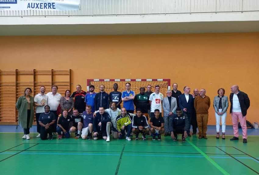L’Yonne est bel et bien une « Terre de Jeux » : l’équipe de France de Para Handball adapté a suivi un stage à Auxerre
