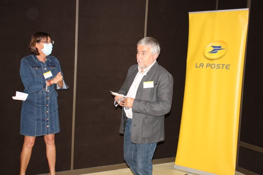 Leurs partenaires sont réunis lors de trois animations spéciales : La Poste et la CDPTT leur disent merci !