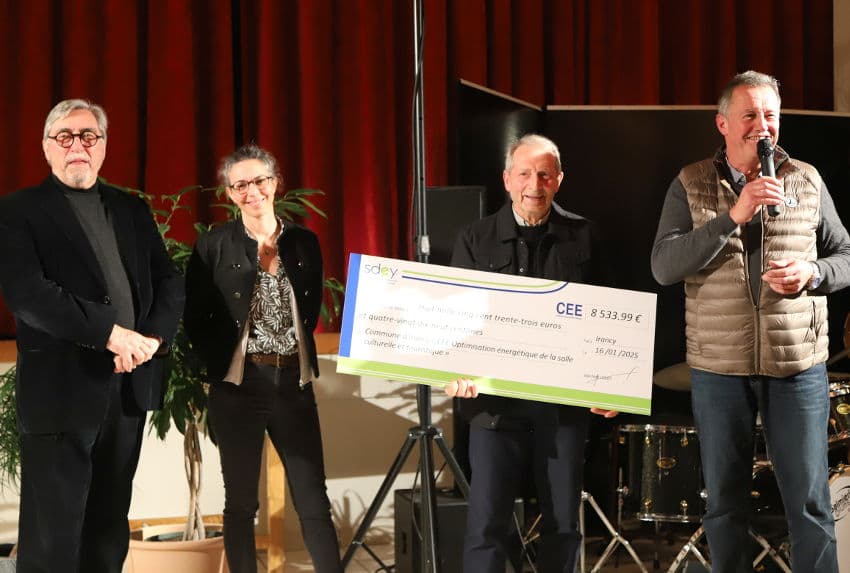 Cérémonie des vœux : Jean-Noël LOURY jette un éclairage pertinent sur les ambitions du SDEY pour 2025