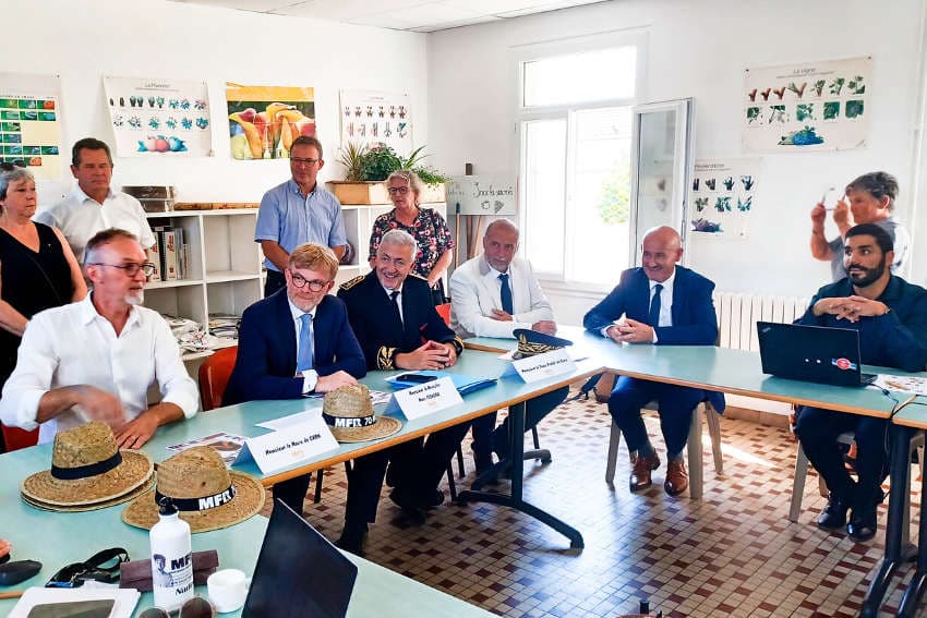 La valorisation de la filière agricole est nécessaire pour le ministre Marc FESNEAU en visite à la MFR du Sénonais