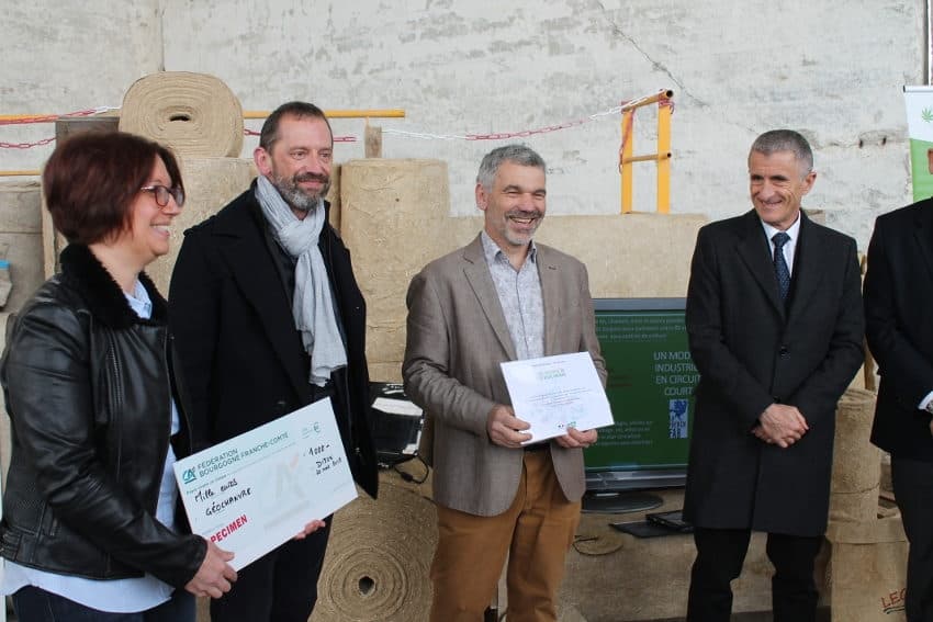 Elle est l’une des onze entreprises élues en France : GEOCHANVRE s’octroie un Trophée de la Bio Economie…