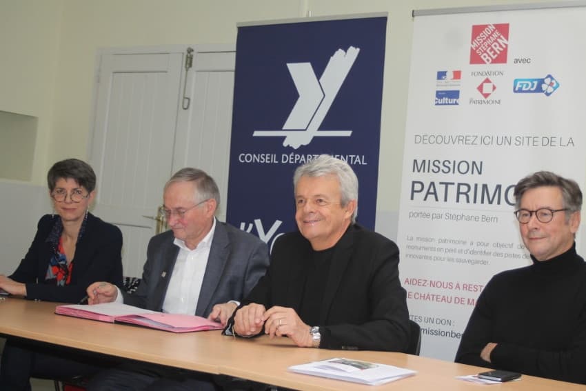 Le Département et la Fondation du patrimoine en étroite osmose : Maulnes bénéficie de sa souscription…