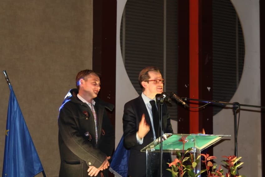 Vœux : Guillaume LARRIVE (LR) adoube publiquement son favori aux Municipales d’Auxerre, Crescent MARAULT