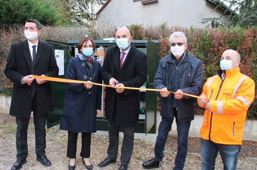 La fibre optique dessert la commune d’Augy : 476 foyers éligibles à la haute technologie grâce à ORANGE