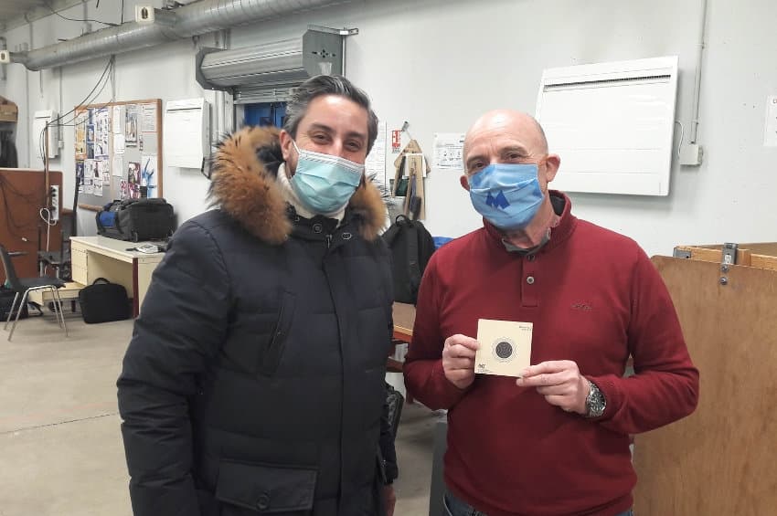 Il visite les tireurs paralympiques en stage à la Patriote : une rencontre qui fait mouche pour Romain CROCCO !