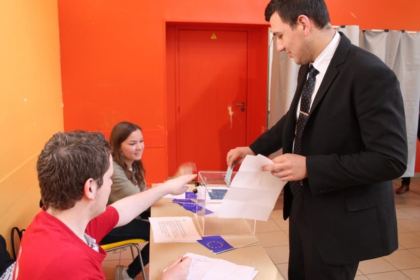 Européennes : ultimes répétitions avant le scrutin dominical pour les élèves du lycée VAUBAN…