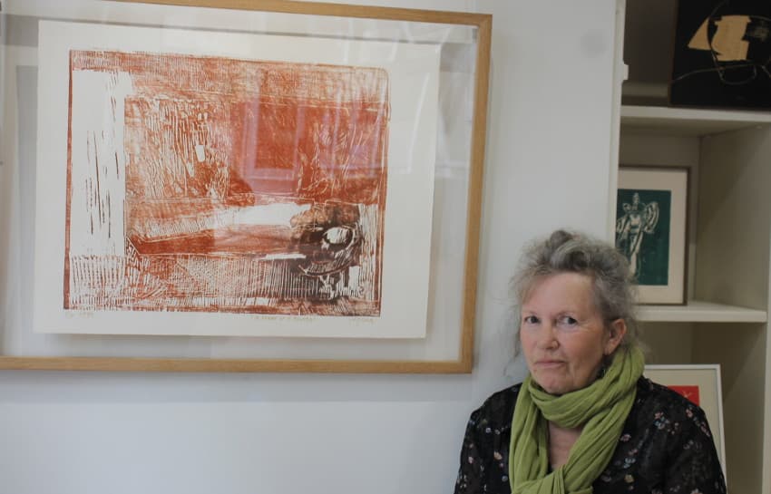 Ses gravures sur bois s’admirent chez MOUV’ART : Florence MERCIER dénoue le fil conducteur de sa vie…