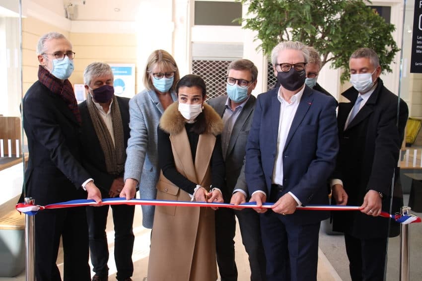 Le ruban se découpe à la gare Saint-Gervais à Auxerre : première tranche de travaux terminée pour la SNCF !