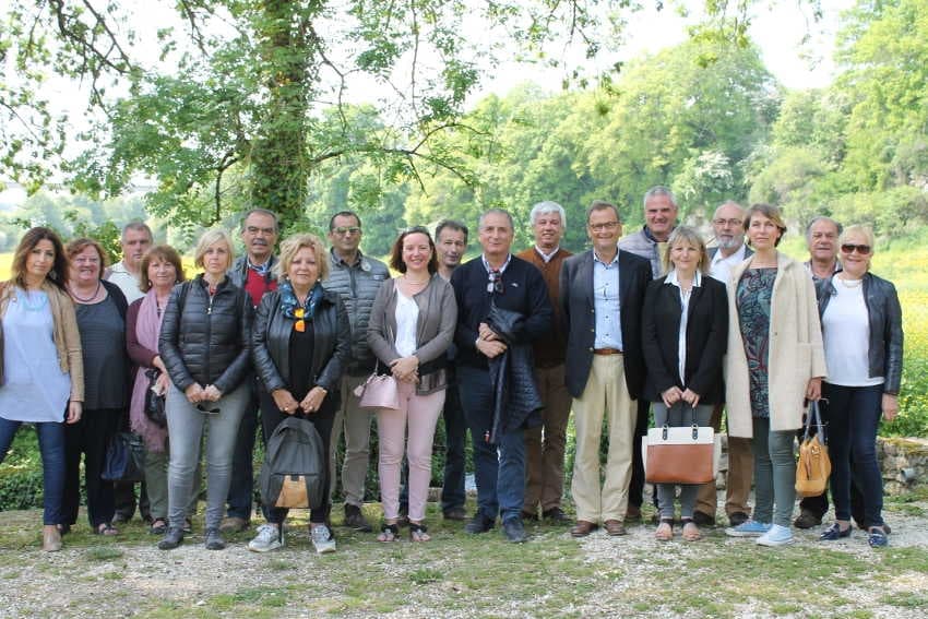 Les bases d’un jumelage franco-italien sont jetées entre les maires de DRUYES les Belles Fontaines et d’ALVIANO…
