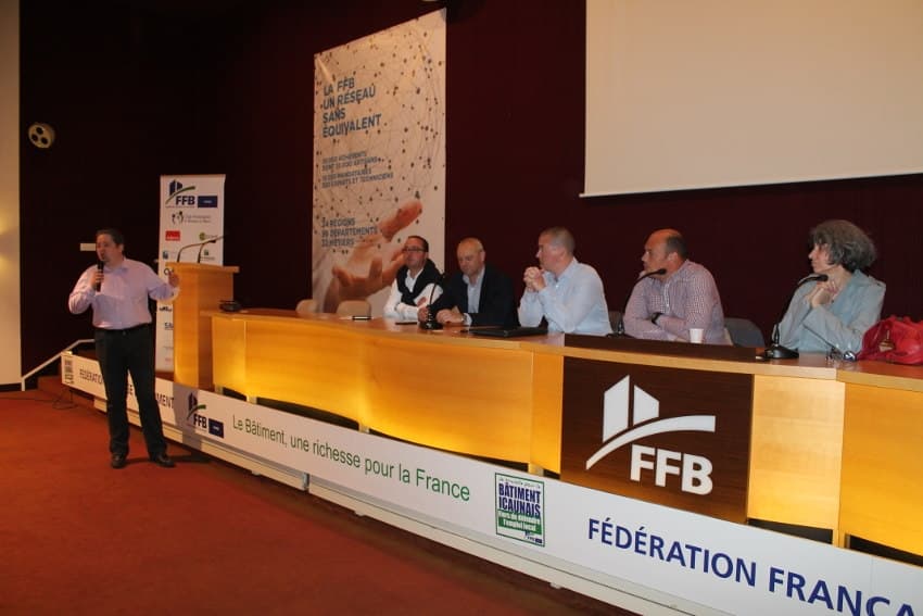La FFB présente les opportunités de la filière bâtiment aux étudiants du génie civil de l’IUT Auxerre…