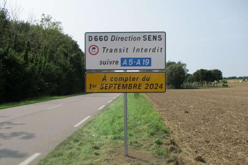 Trafic : 60 % de poids lourds en moins sur la RD660 entre Sens et Vulaines, les habitants respirent…