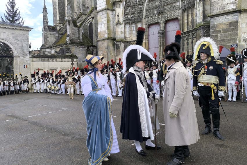 Commémoration : l’Aigle impérial s’est posé à Auxerre ce week-end pour un rendez-vous avec l’Histoire…
