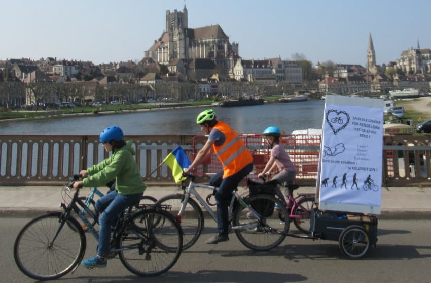 Mobilité : et si vous faisiez la… « VELORUTION » d’automne à Auxerre avec « La Roue Libre » ?