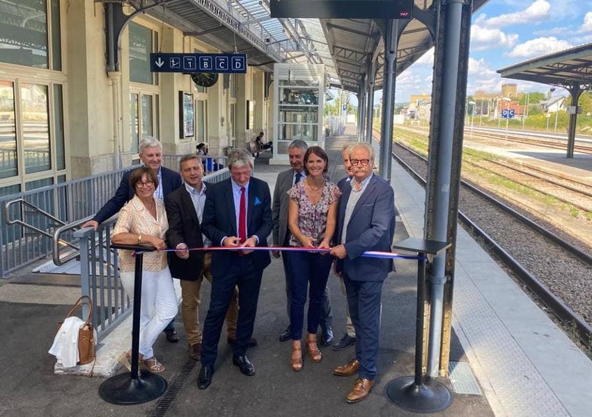 Transport : la gare SNCF d’Auxerre fait peau neuve, l’accessibilité est favorisée pour tous !