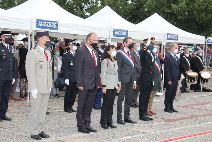 Auxerre a commémoré le 14 Juillet : ce beau moment républicain qui se partage sans modération…