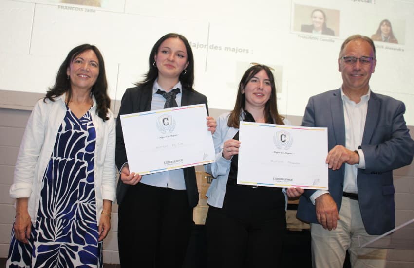 Lily-Rose MARTENS et Alexandra DUFOUR major des majors au CIFA : les filles de la chance et de l’excellence…