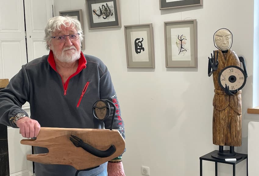 GRIMO nous amène à bon port avec sculptures et encres, fruits de 60 ans de carrière, à la galerie de la Porte 68