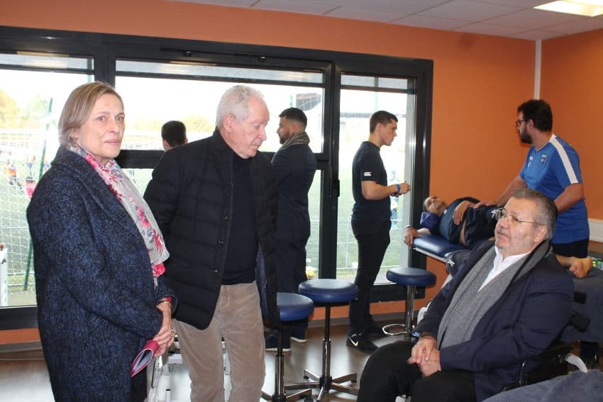 Patrick TOULMET boit du petit lait en visitant le centre de formation de l’AJ Auxerre