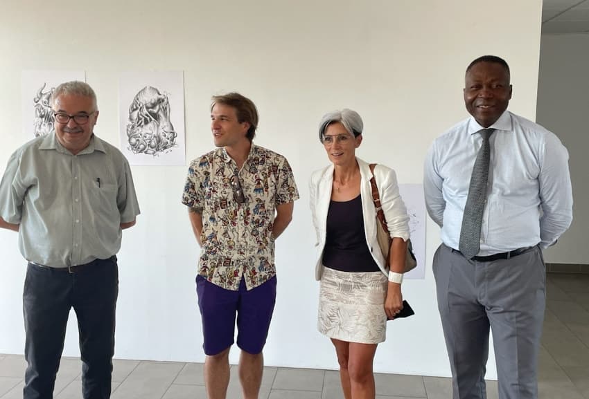Ultime prouesse créative en guise de bouquet final pour le plasticien Thibault MESSAC à Gurgy