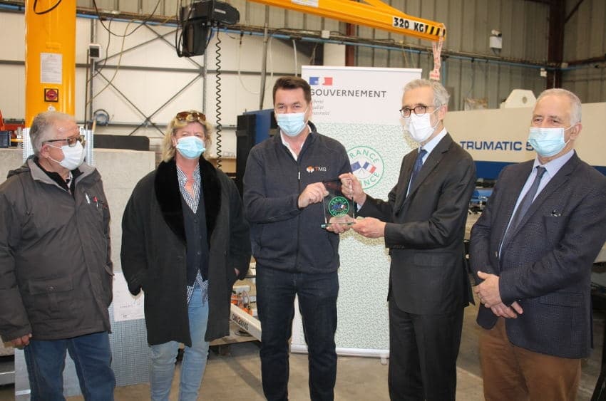 Distinction : l’industriel TMS premier bénéficiaire du trophée « France Relance » dans l’Yonne