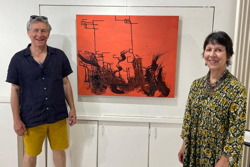 MOUV’ART reçoit un duo d’artistes : « jeux créatifs sans frontières » avec Dominique GRESSIN et Eric BONNENFANT !