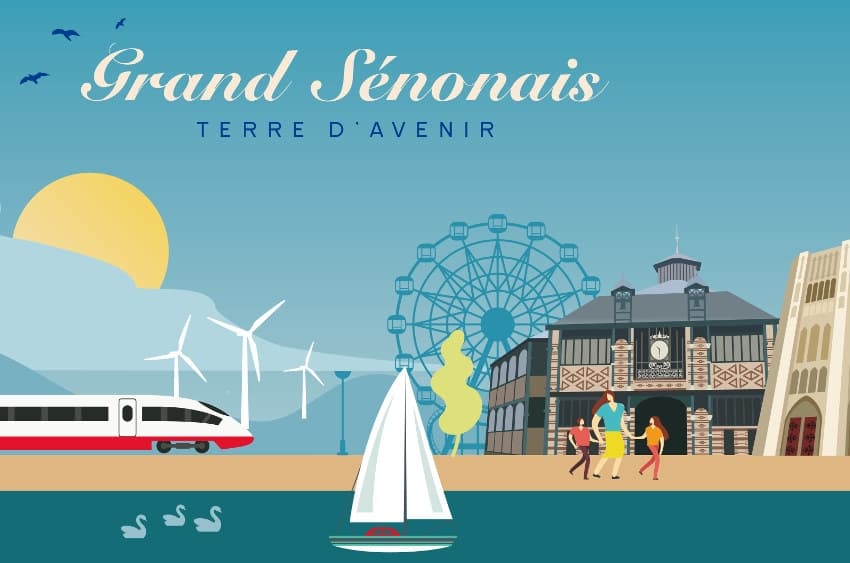 Une fresque à l’imaginaire créatif valorise l’attractivité du Grand-Sénonais lors des RIDY 2019…