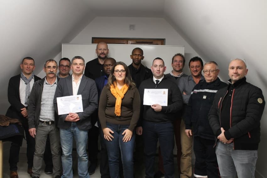 Deux candidats survolent la première formation SSIAP 3 dispensée par CPFI dans l’Yonne