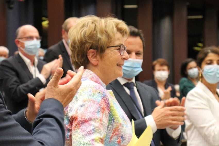Marie-Guite DUFAY retrouve la présidence de la Région jusqu’en mars 2028 : pas de surprise mais de l’émotion !