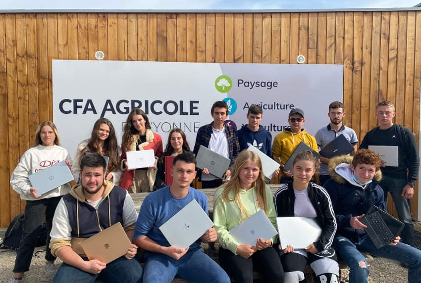 Initiative : des ordinateurs comme vecteur d’émulation pédagogique au CFA agricole La Brosse