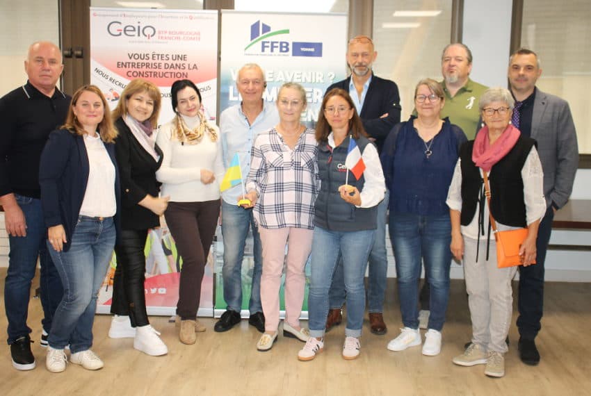 La FFB 89 et le GEIQ BTP BFC à l’écoute d’Ukraine Solidarité 89 : former ici pour mieux reconstruire le pays ?