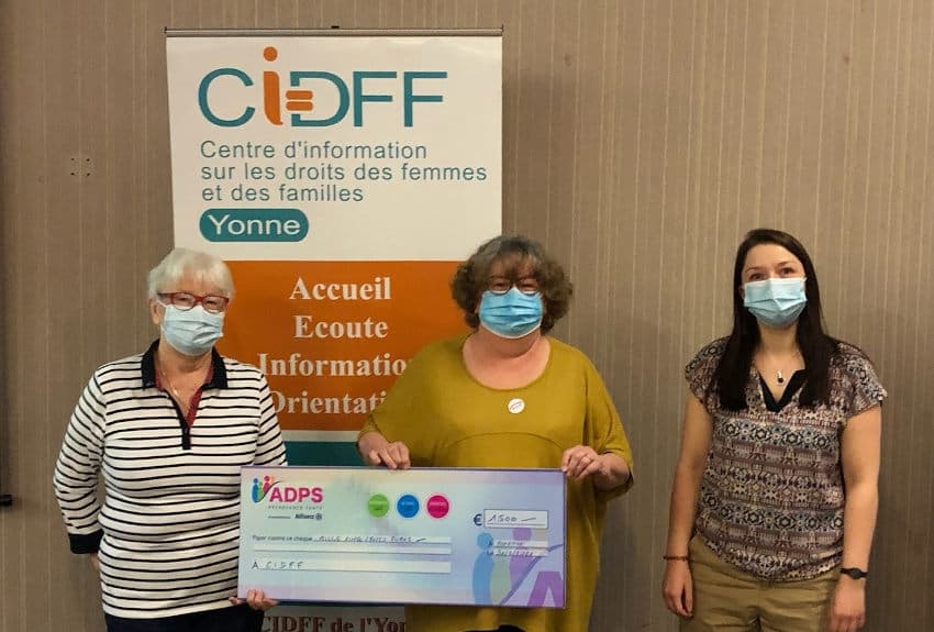 L’ADPS se fait mécène auprès du CIDFF : parce que les actions en faveur des femmes et des familles le valent bien...