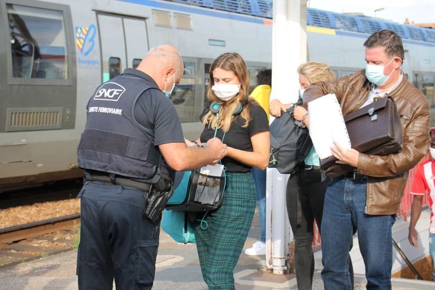Sécurité : les infractions au port du masque sont très marginales dans les gares SNCF…