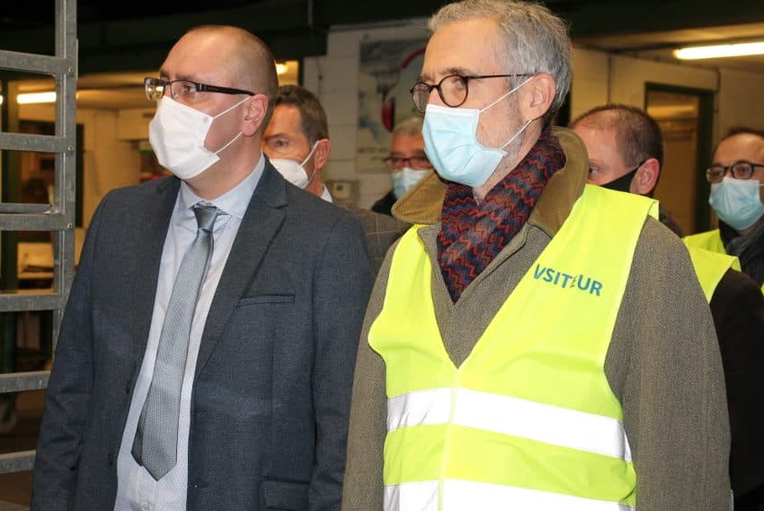 L’enthousiasme du préfet n’a pas pris un coup de froid lors de sa visite chez FRIGINOX