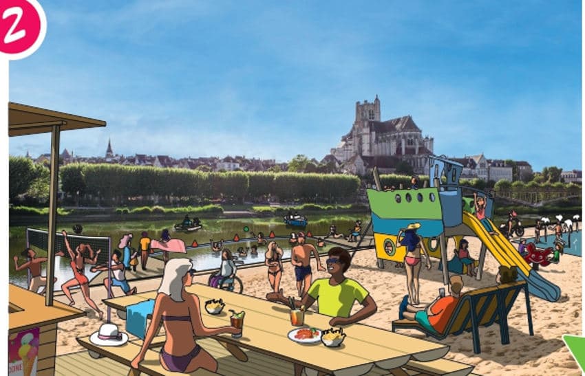 « Vivre l’Auxerrois » consulte la population : et si « Auxerre Plage » devenait le lieu ludique de la capitale de l’Yonne ?