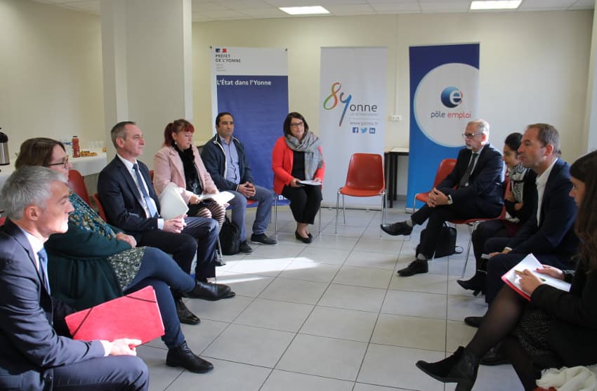 Projet de réforme « France Travail » : les professionnels de l’Yonne sont consultés par le Haut-Commissaire à l’Emploi