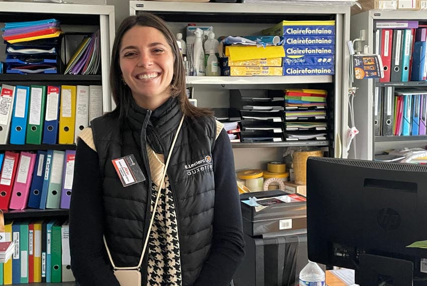 Un atout cœur dans la "com" chez LECLERC à Auxerre : Marie ROCHE, tout pour le marketing stratégique !
