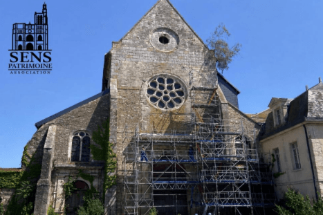 La chapelle Saint-Jean de Sens retrouve enfin ses échafaudages