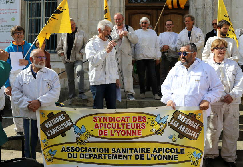 Les apiculteurs de l’Yonne refusent que les abeilles aient « DUPLOMB » dans les ailes à cause des néonicotinoïdes !