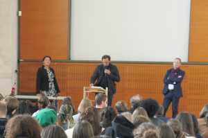 « Du 24 au 29 octobre, cent-trente étudiants de 3ème année de l’ENSA de Nancy sont accueillis par la Ville d’Auxerre dans le cadre d’une opération pédagogique partenariale entre le prestigieux établissement qui forment les architectes de demain et un territoire en devenir, porteur d’un projet patrimonial ambitieux… ».