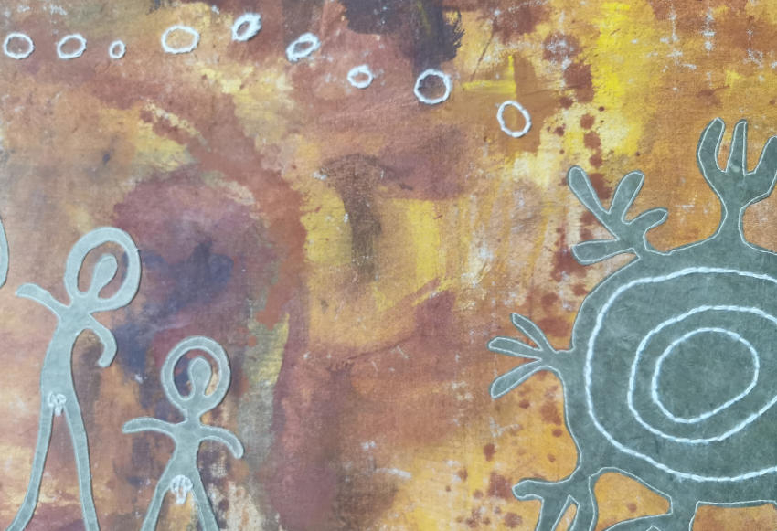 « Rupestres » s’inspire de gravures vieilles de 3 000 ans : une « aurore boréale » de créativité pour Catherine RYMARSKI