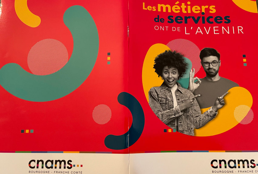 « La CNAMS de Bourgogne Franche-Comté a souhaité travailler sur un outil de promotion de ses métiers à travers la création d’un annuaire. Un fascicule indispensable pour les jeunes, les demandeurs d’emploi et les salariés en reconversion professionnelle… ».